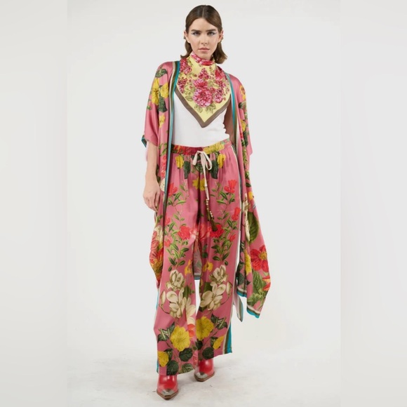 NWT Aratta My Valentine Floral Pants – Medium - Picture 5 of 12